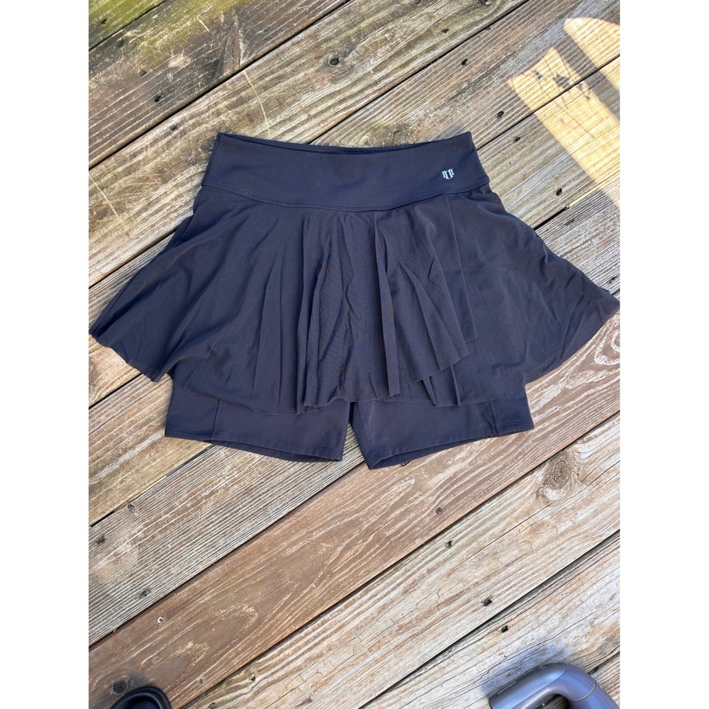 Black Pleated Tennis Skort Skirt Large Eleven by Venus Williams